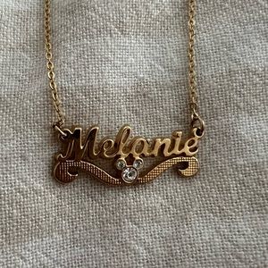 Melanie Personalized Name Necklace Disney Mickey Mouse